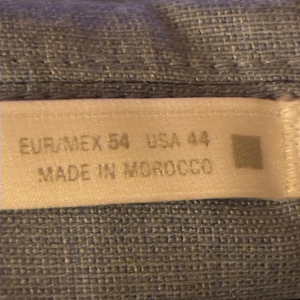 NWOT. Zara Man Sky Blue Viscose Blend Slim Fit Suit Blazer. Size 44.